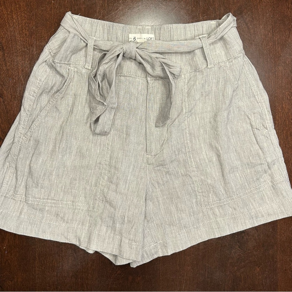 LOFT Gray High Waist Women's Shorts